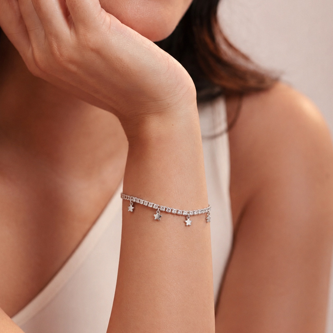 Nova bracelet in silver